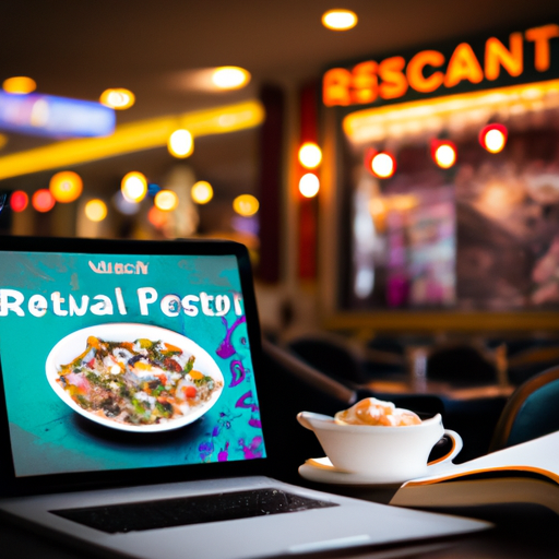 תמונה של מסעדה המפרסמת בפלטפורמות דיגיטליות כמו מדיה חברתית ומנועי חיפוש
