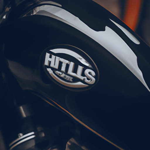 תקריב של אופנוע עם הלוגו של הילוטס עליו.