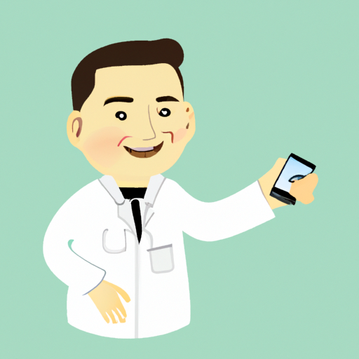 תמונה של רופא מחייך ומקיים אינטראקציה עם המטופלים שלהם ב-TikTok